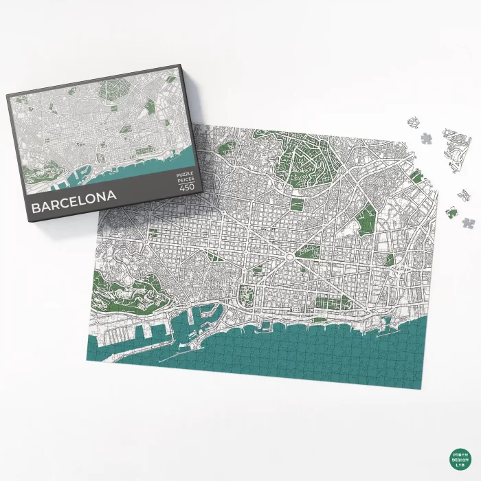 City Map Jigsaw Puzzle - Barcelona